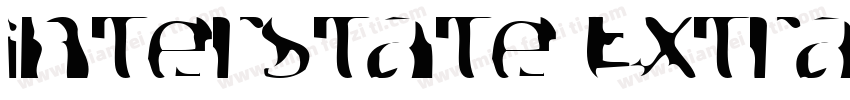 interstate Extra字体转换